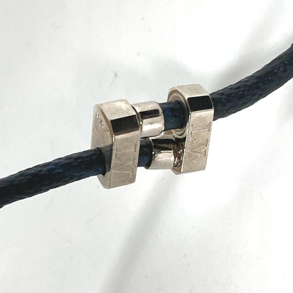 LOUIS VUITTON Navy Monogram Necklace - Picture 6 of 10